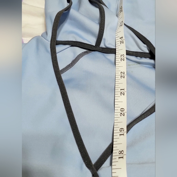 Merrell Opti Wick Hiking Pullover Hooded Blue Gray Active Top Medium - Picture 10 of 10